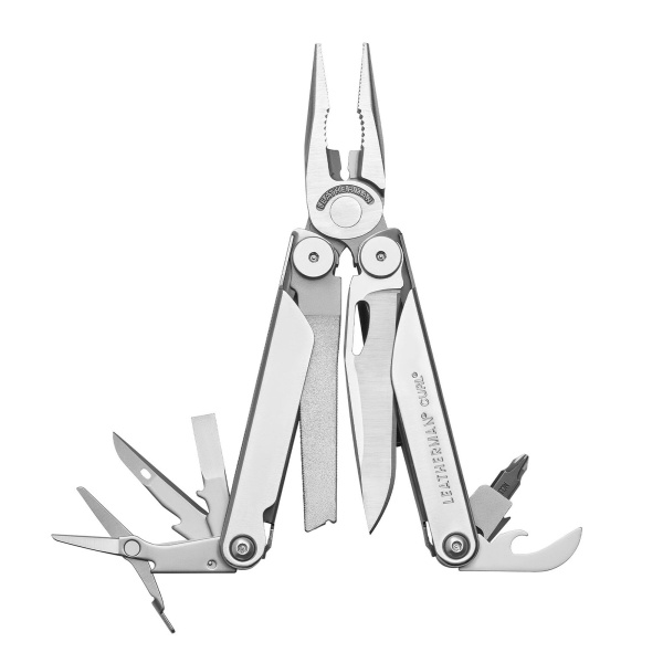 Мультитул Curl, 15 функций, 10 см (Stainless; чехол нейлон)
